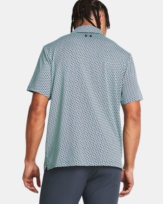 UA Playoff 3.0 Poloshirt mit Aufdruck für Herren, Purple, pdpMainDesktop image number 1